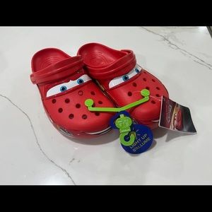 NWT Lightning McQueen Light up Crocs